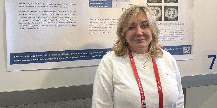 Науковці кафедри фтизіатрії та пульмонології представили результати своїх досліджень на Міжнародному конгресі ERS 2025