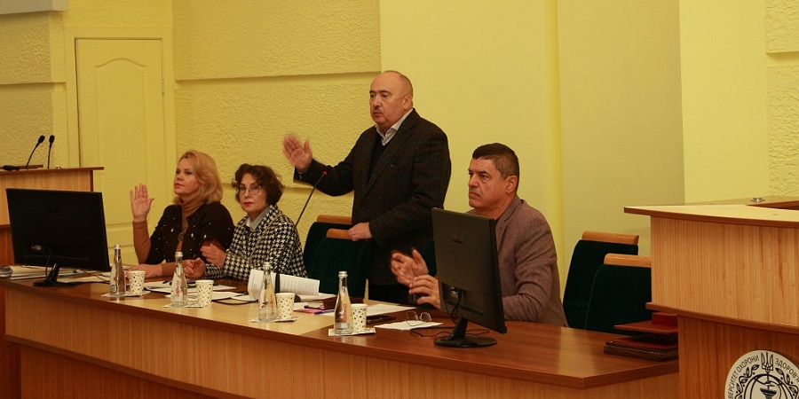 Чергове засідання вченої ради Національного університету охорони здоров’я України імені П. Л. Шупика